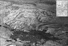 Monastir; du lac d'Ostrovo a Monastir: vue prise en areoplane de la premiere ville serbe..., 1916. Creator: Unknown