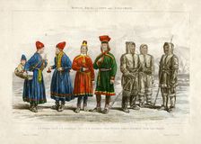 Mongol Race, Lapps and Esquimaux 19th century.Artist: A Portier