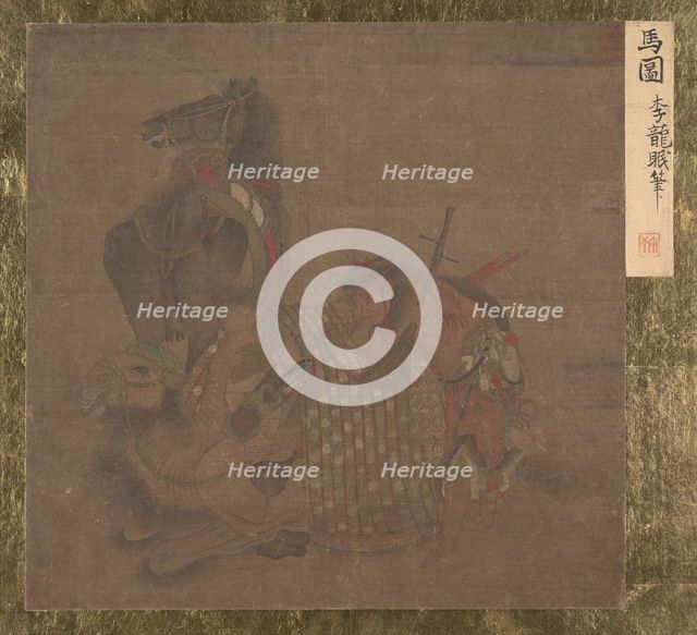 Mongol with Horse and Camel. Creator: Unknown.