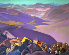 Mongolia, Genghis Khan 1938. Creator: Roerich, Nicholas (1874-1947)