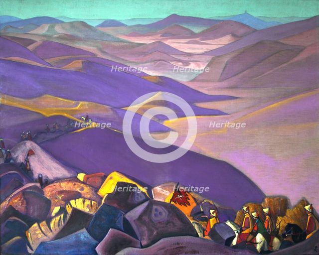 Mongolia, Genghis Khan', 1938.  Creator: Roerich, Nicholas (1874-1947).