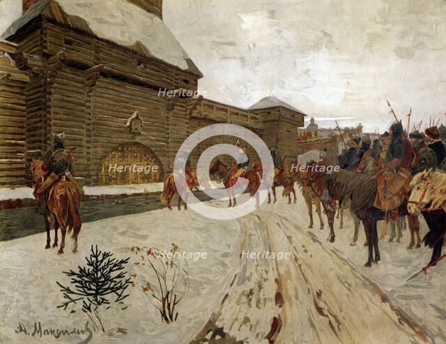 Mongols under the walls of Vladimir, 1910.