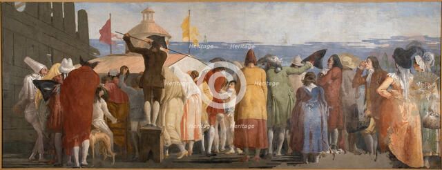 Mondo Novo, 1791. Creator: Tiepolo, Giandomenico (1727-1804).