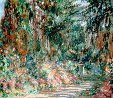 Monet's Garden c1880. Artist: Claude Monet
