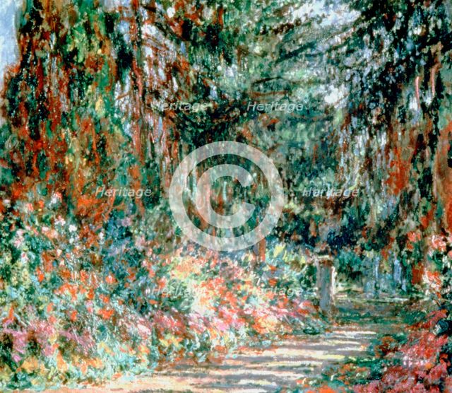 'Monet's Garden' c1880. Artist: Claude Monet