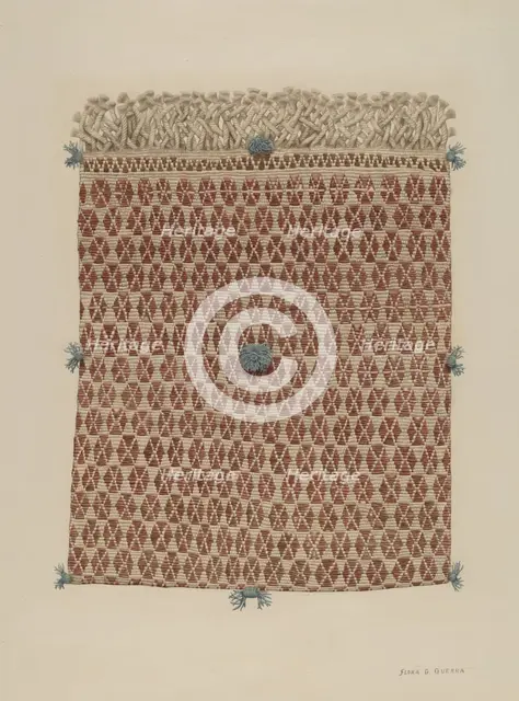 Money Bag, 1935/1942. Creator: Flora G. Guerra.