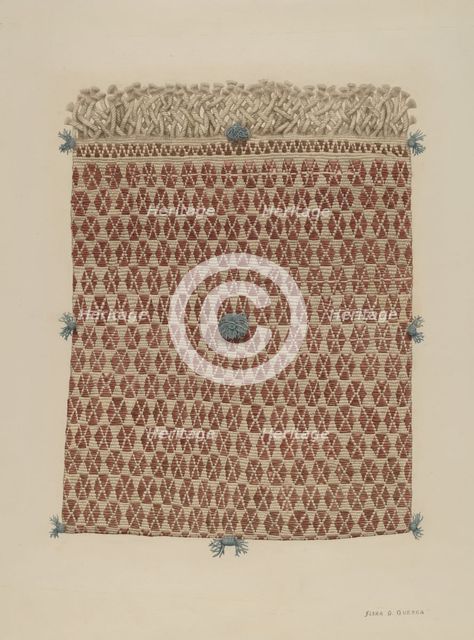 Money Bag, 1935/1942. Creator: Flora G. Guerra.
