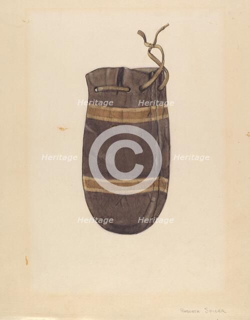 Money Bag, c. 1936. Creator: Roberta Spicer.