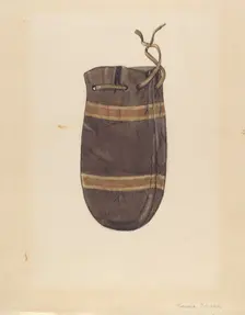 Money Bag, c. 1936. Creator: Roberta Spicer