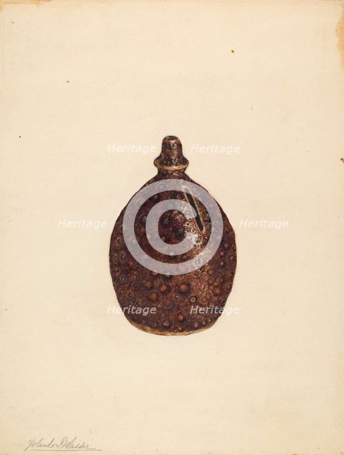 Money Bank, c. 1938. Creator: Yolande Delasser.