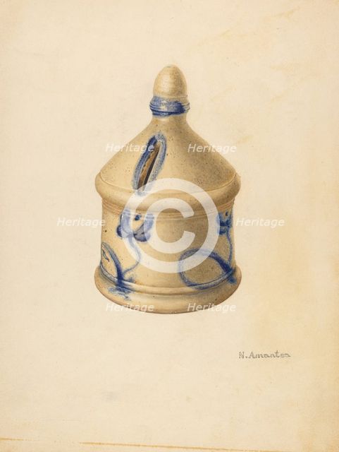 Money Bank, c. 1938. Creator: Nicholas Amantea.