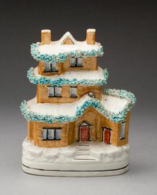 Money Bank, Staffordshire, c. 1830. Creator: Staffordshire Potteries