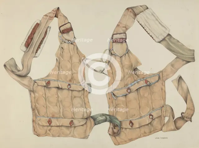 Money Vest, 1935/1942. Creator: John Thorsen.