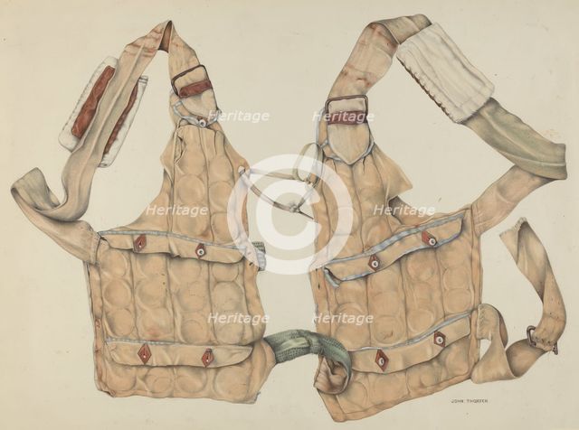 Money Vest, 1935/1942. Creator: John Thorsen.