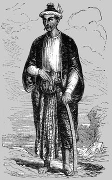 Mong-Way-Toun, Chief of the Guerillas of the Irrawaddy; The Burman Empire 1854. Creator: Unknown
