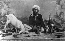 Monkey trainer, India, 20th century