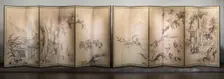 Monkey Trainers and Scenes of Chinese Life, 17th century. Creator: Kano Yasunobu