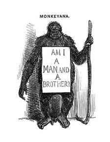 Monkeyana: Am I a Man and a Brother? 1861. Creator: Unknown