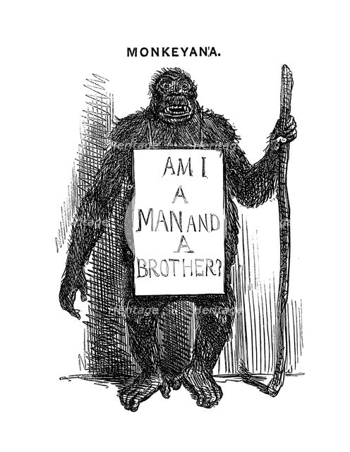 'Monkeyana: Am I a Man and a Brother?', 1861. Creator: Unknown.