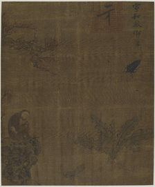 Monkeys, insects, and cabbage, Possibly Ming dynasty, 1368-1644. Creator: Unknown