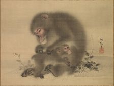 Monkeys, late 18th-early 19th century. Creator: Mori Sosen (Japanese, 1747-1821)