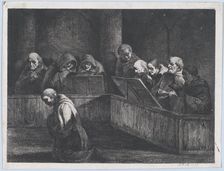 Monks Chanting, 1795. Creator: Jean-Jacques de Boissieu