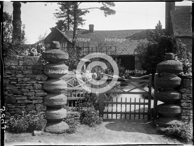 Monks Barn, Maugersbury, Cotswold, Gloucestershire, 1928. Creator: Katherine Jean Macfee.