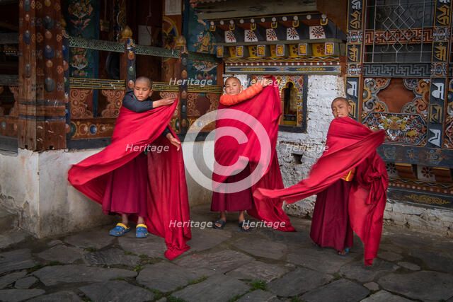 Monks Getting Dressed. Creator: Dorte Verner.