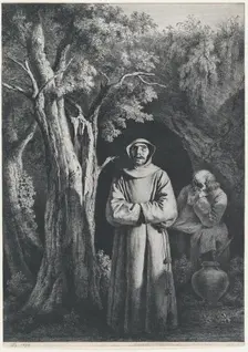 Monks in the Desert, 1797. Creator: Jean-Jacques de Boissieu