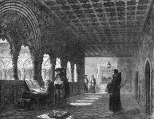 "Monks Illuminating in a Convent at Valladolid, Spain," by T. R. Macquoid..., 1869. Creator: W Palmer