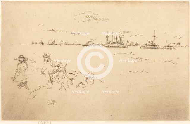 Monitors, 1887. Creator: James Abbott McNeill Whistler.