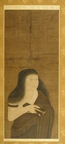 Monju Dressed in a Robe of Braided Grass (Nawa Monju), dated 1415. Creator: Unknown