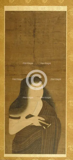 Monju Dressed in a Robe of Braided Grass (Nawa Monju), dated 1415. Creator: Unknown.