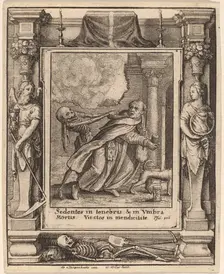 Monk, 1651. Creator: Wenceslaus Hollar