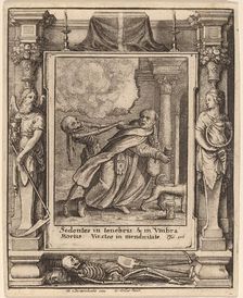 Monk, 1651. Creator: Wenceslaus Hollar