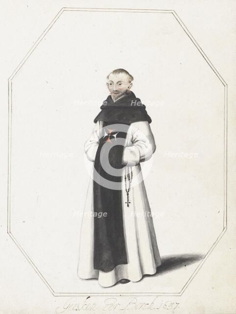 Monk with rosary beads, 1657.  Creator: Gesina ter Borch.