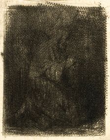 Monk at Prayer, c. 1843. Creator: Charles Emile Jacque