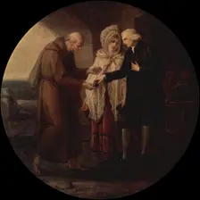 Monk from Calais, 1773. Creator: Angelica Kauffman