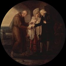 Monk from Calais, 1773. Creator: Angelica Kauffman