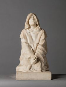 Monk in Prayer, c1921. Creator: Arthur George Walker