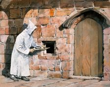 Monk, Mount Grace Priory, c14th century, (c1990-2010). Creator: Ivan Lapper