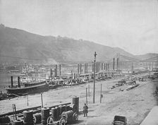 Monongahela Wharf, Pittsburgh, Pennsylvania c1897. Creator: Unknown