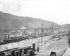 Monongahela Wharf, Pittsburgh, Pennsylvania, USA, c1900. Creator: Unknown