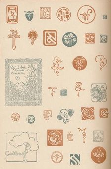 Monograms and Marks c1890, (1905)
