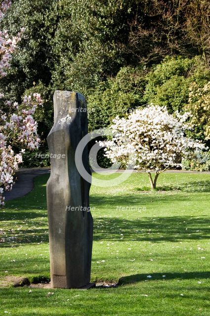 'Monolith (Empyrean)', sculpture by Barbara Hepworth, Kenwood House, Hampstead, London, 2007. Artist: James O Davies.