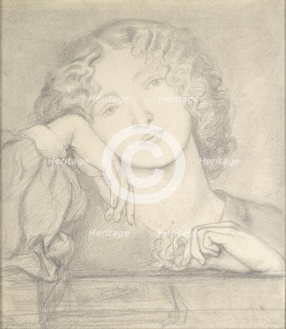 Monna Rosa, c1860s. Artist: Dante Gabriel Rossetti.