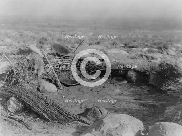Mono summer kitchen, c1924. Creator: Edward Sheriff Curtis.