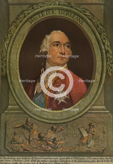 'Monseigneur Le Duc D'Orleans', 1789, (1913). Creator: Philibert Louis Debucourt.