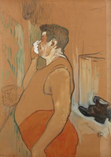 Monsieur Caudieux, acteur de café concert, 1896. Creator: Toulouse-Lautrec, Henri, de (1864-1901)