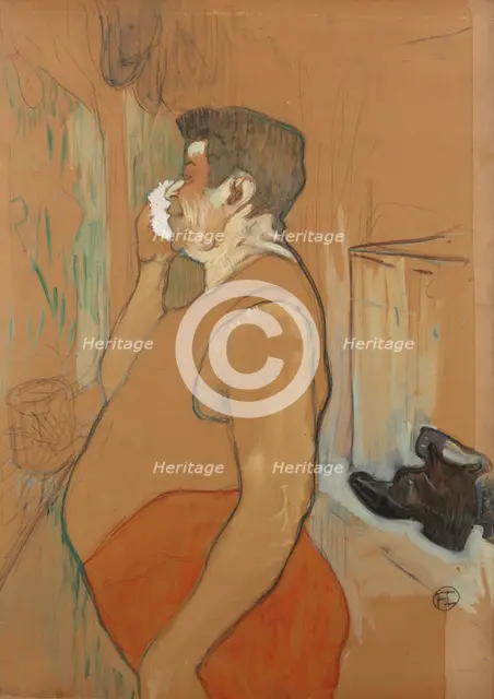 Monsieur Caudieux, acteur de café concert, 1896. Creator: Toulouse-Lautrec, Henri, de (1864-1901).